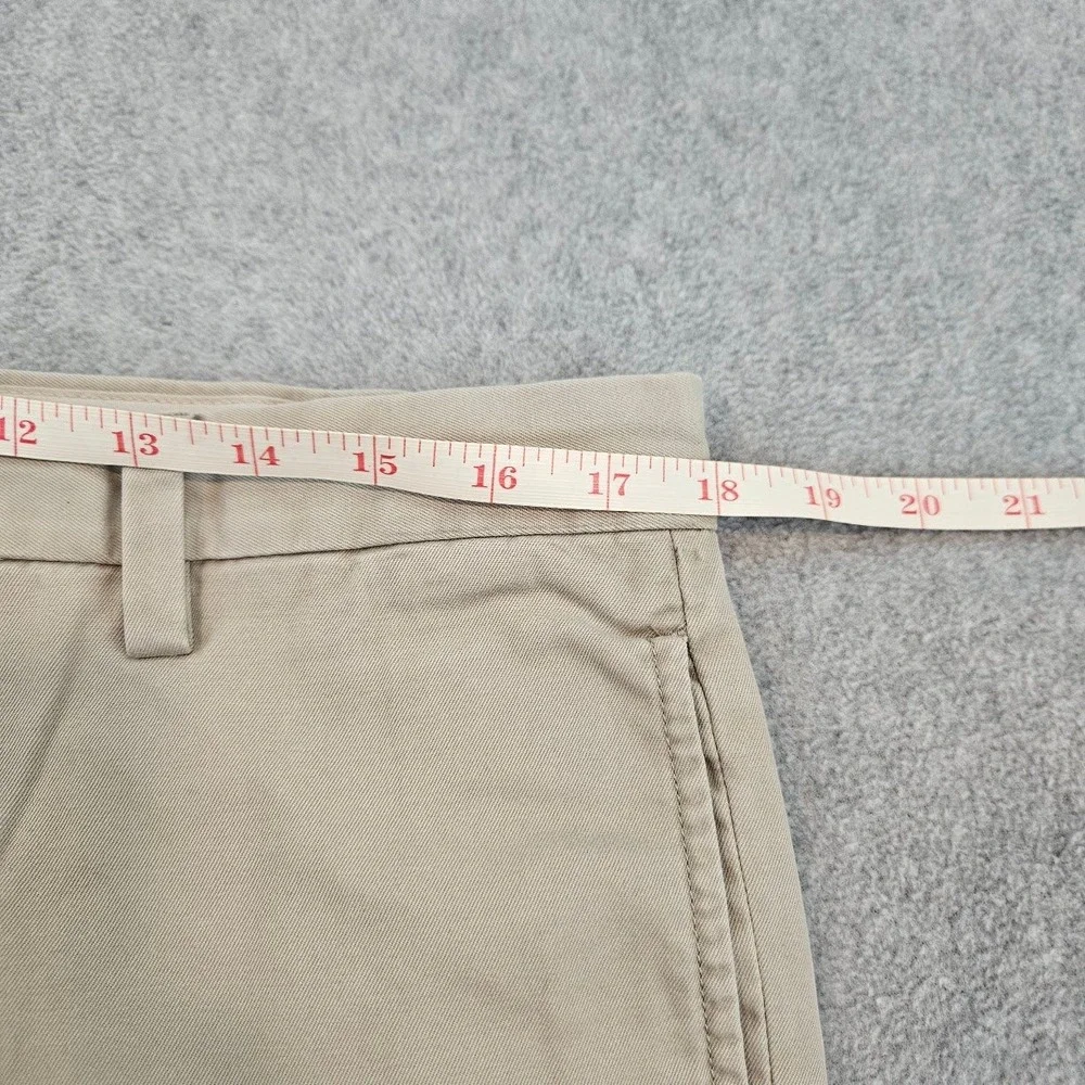 Banana Republic Gavin Chino Mens 34x30 Khaki Tan Straight Leg Cotton Pants